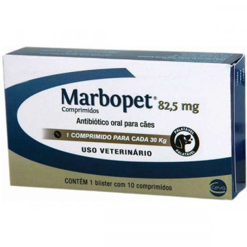 Marbopet 82,5 mg - 10 Comprimidos